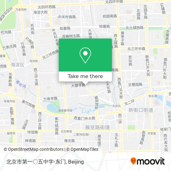 北京市第一〇五中学-东门 map