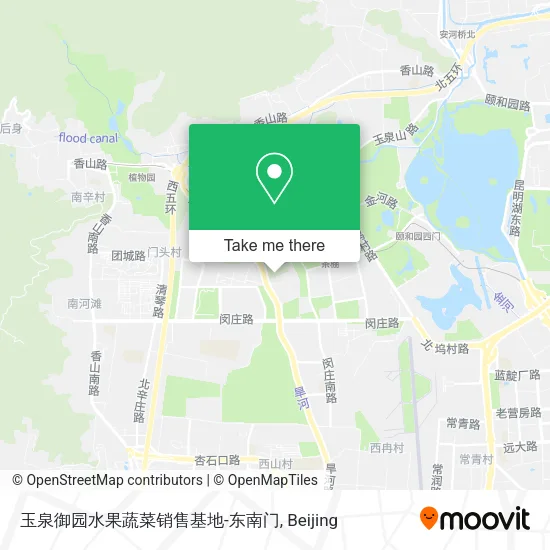玉泉御园水果蔬菜销售基地-东南门 map
