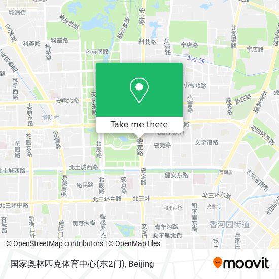 国家奥林匹克体育中心(东2门) map