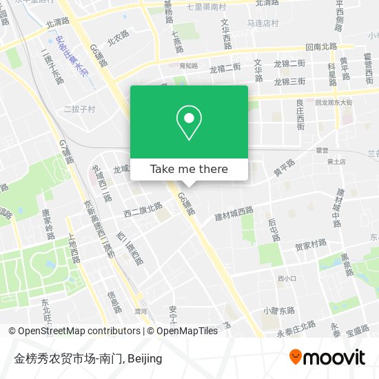 金榜秀农贸市场-南门 map