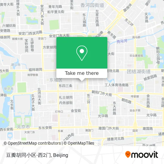 豆瓣胡同小区-西2门 map