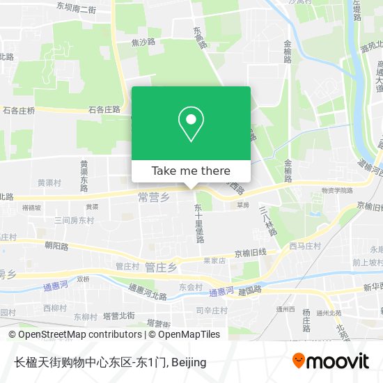 长楹天街购物中心东区-东1门 map