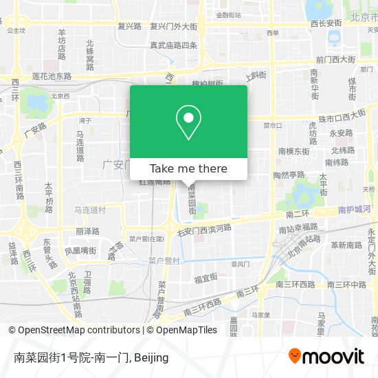 南菜园街1号院-南一门 map