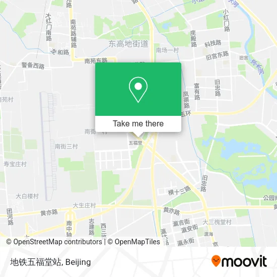 地铁五福堂站 map