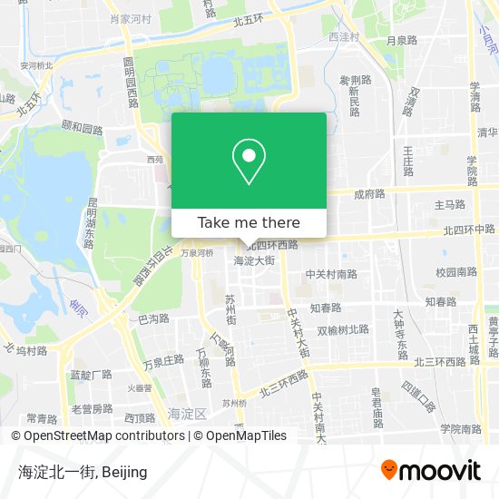海淀北一街 map