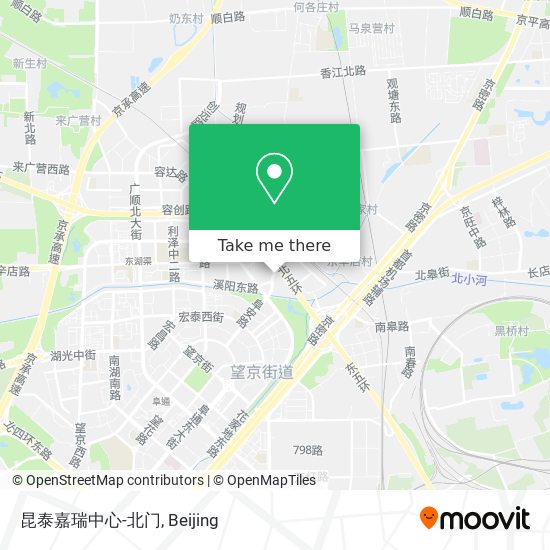 昆泰嘉瑞中心-北门 map