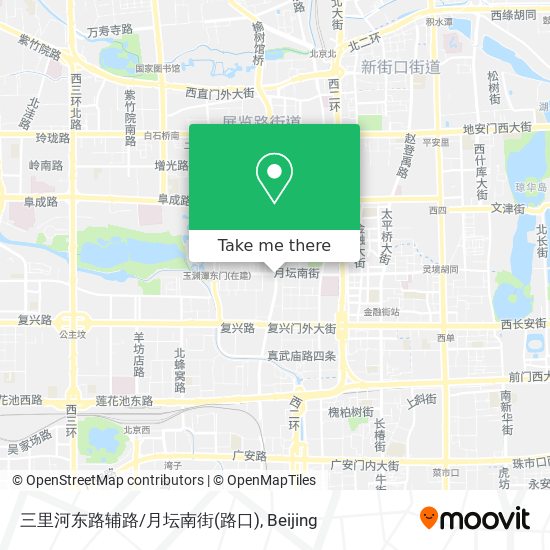 三里河东路辅路/月坛南街(路口) map