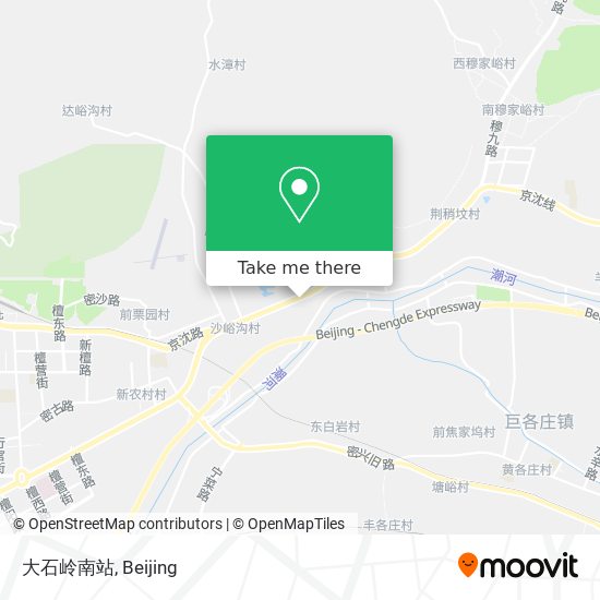 大石岭南站 map