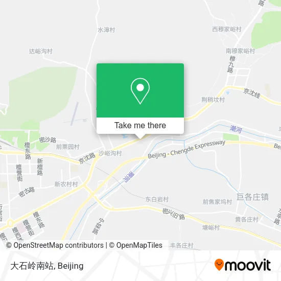 大石岭南站 map