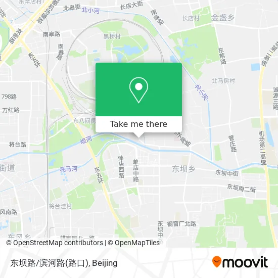东坝路/滨河路(路口) map