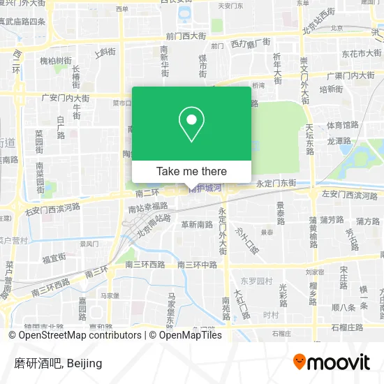 磨研酒吧 map