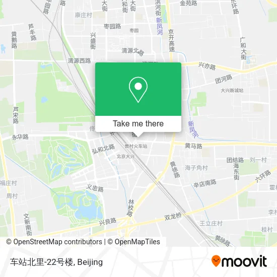 车站北里-22号楼 map