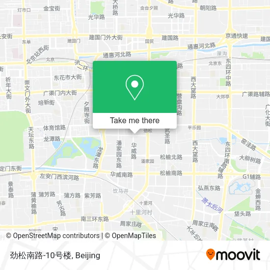 劲松南路-10号楼 map