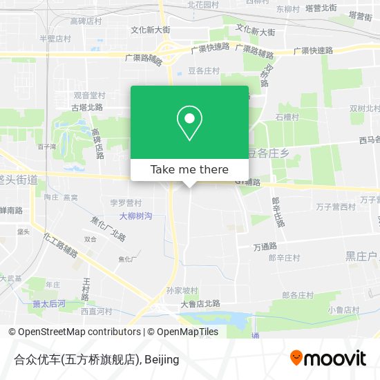 合众优车(五方桥旗舰店) map