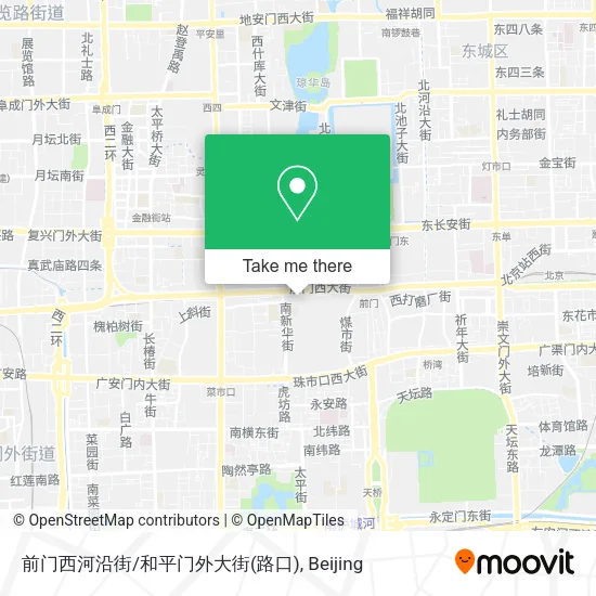 前门西河沿街/和平门外大街(路口) map