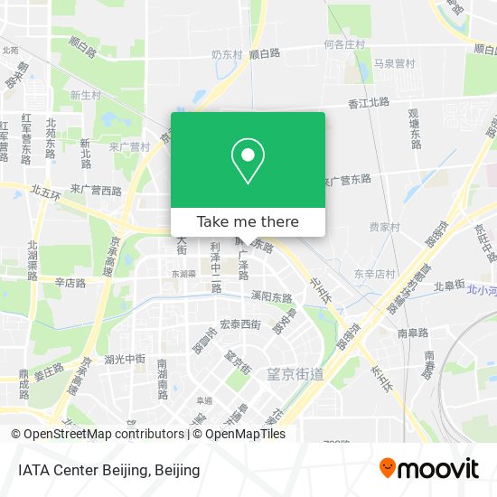 IATA Center Beijing map