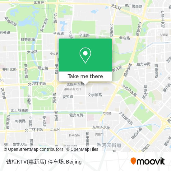 钱柜KTV(惠新店)-停车场 map