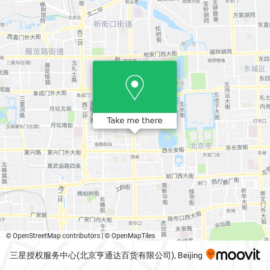 三星授权服务中心(北京亨通达百货有限公司) map