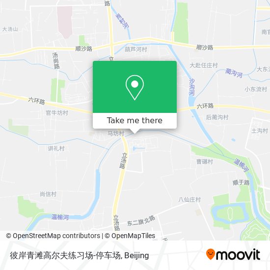 彼岸青滩高尔夫练习场-停车场 map