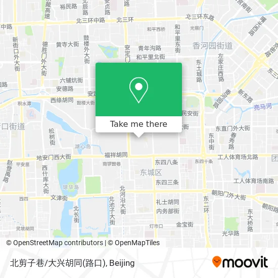 北剪子巷/大兴胡同(路口) map
