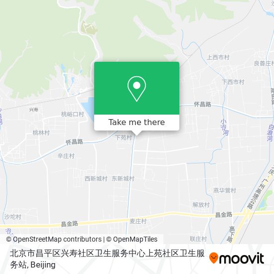 北京市昌平区兴寿社区卫生服务中心上苑社区卫生服务站 map