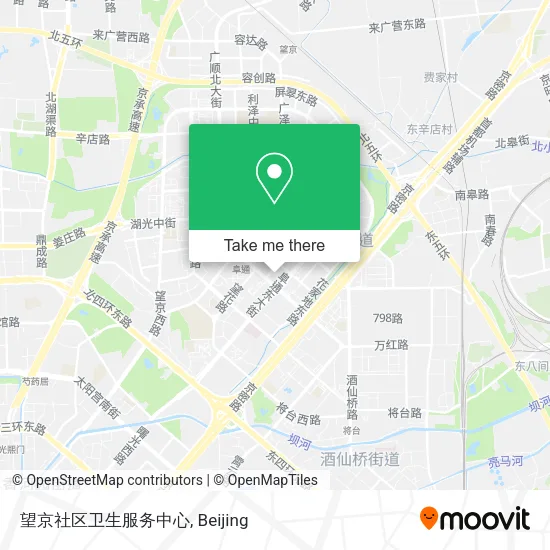 望京社区卫生服务中心 map