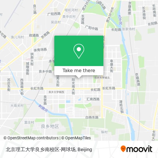 北京理工大学良乡南校区-网球场 map