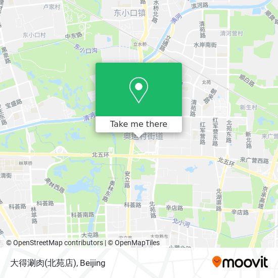 大得涮肉(北苑店) map