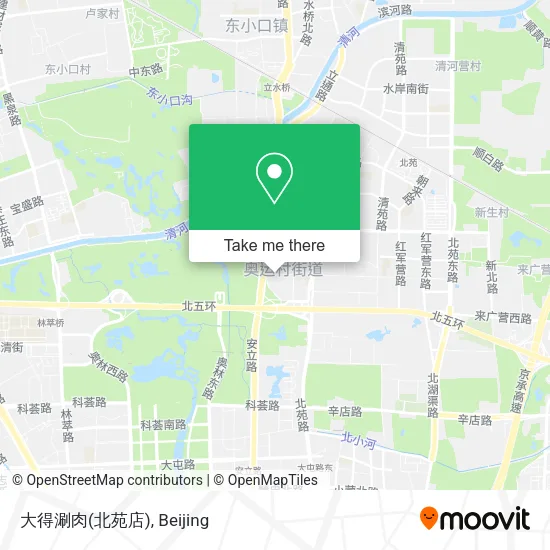 大得涮肉(北苑店) map