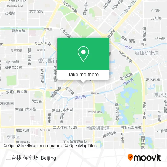 三合楼-停车场 map