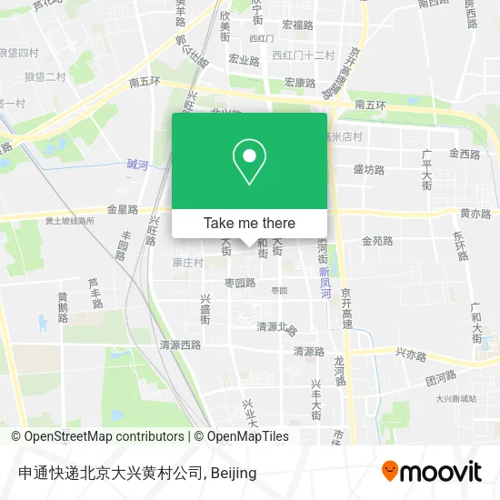 申通快递北京大兴黄村公司 map