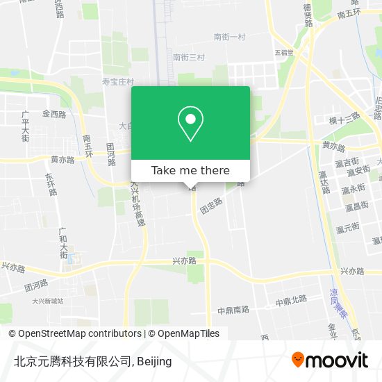 北京元腾科技有限公司 map