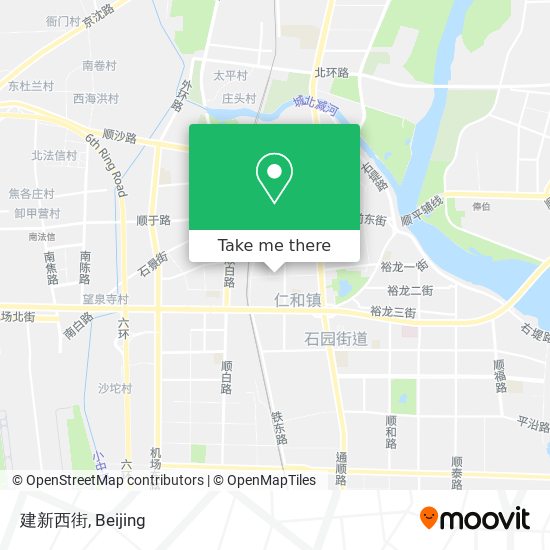 建新西街 map