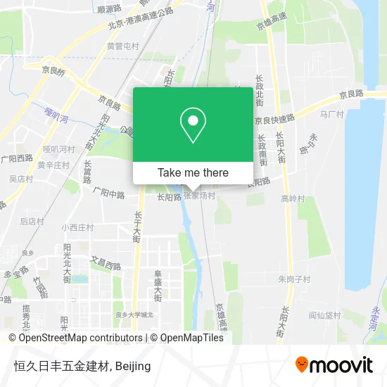 恒久日丰五金建材 map