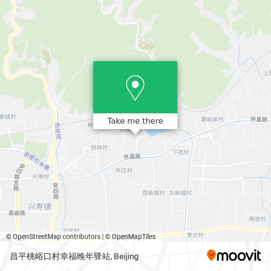 昌平桃峪口村幸福晚年驿站 map