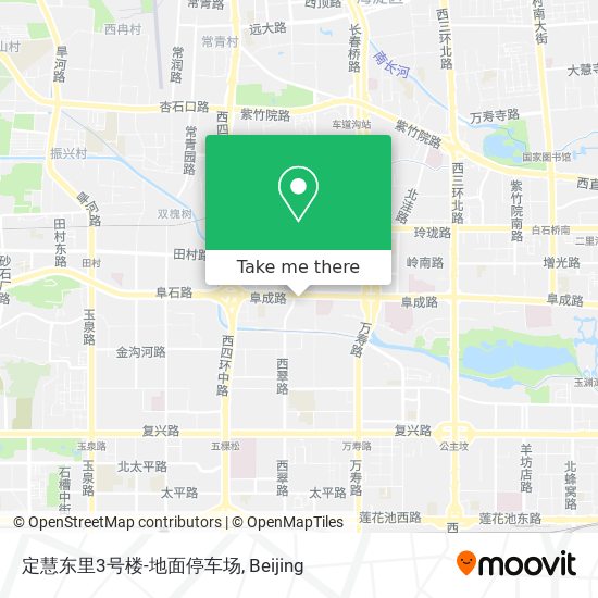 定慧东里3号楼-地面停车场 map