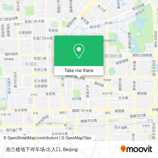 燕兰楼地下停车场-出入口 map