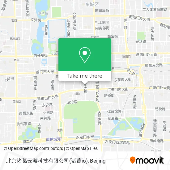 北京诸葛云游科技有限公司(诸葛io) map