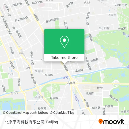 北京平海科技有限公司 map