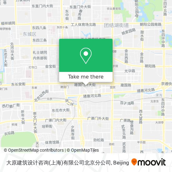 大原建筑设计咨询(上海)有限公司北京分公司 map