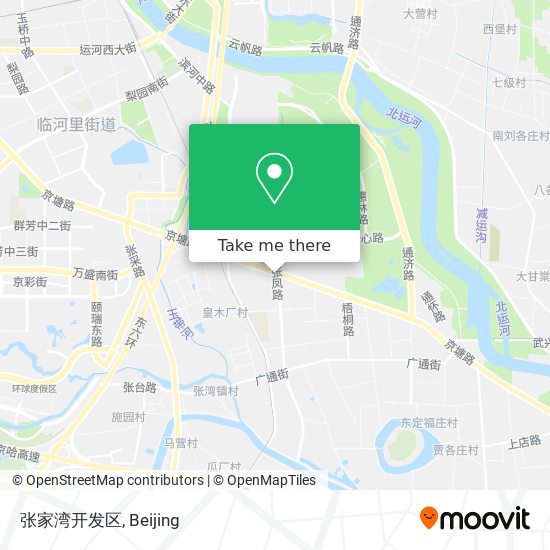 张家湾开发区 map