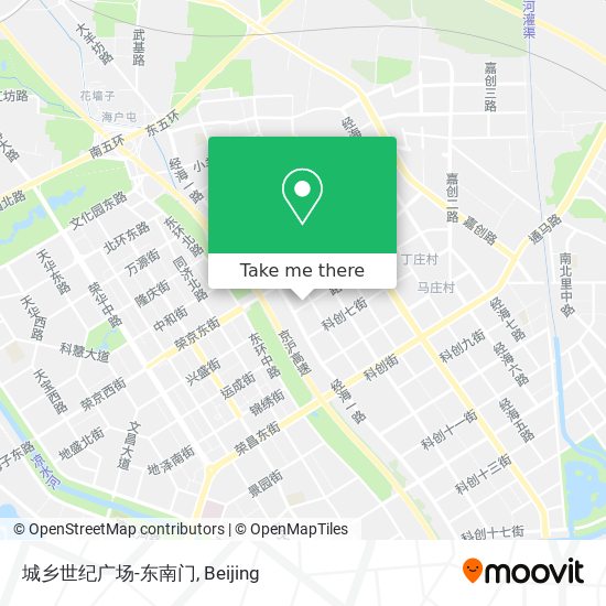 城乡世纪广场-东南门 map