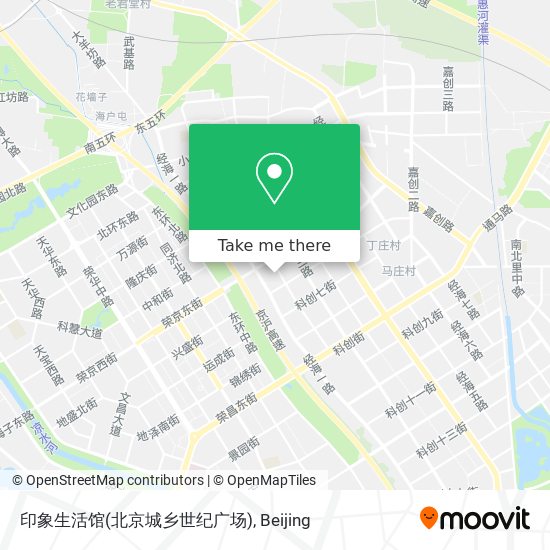 印象生活馆(北京城乡世纪广场) map