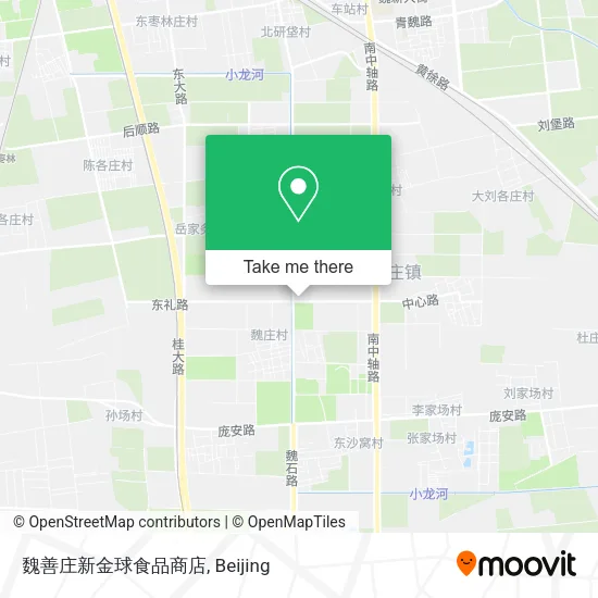 魏善庄新金球食品商店 map