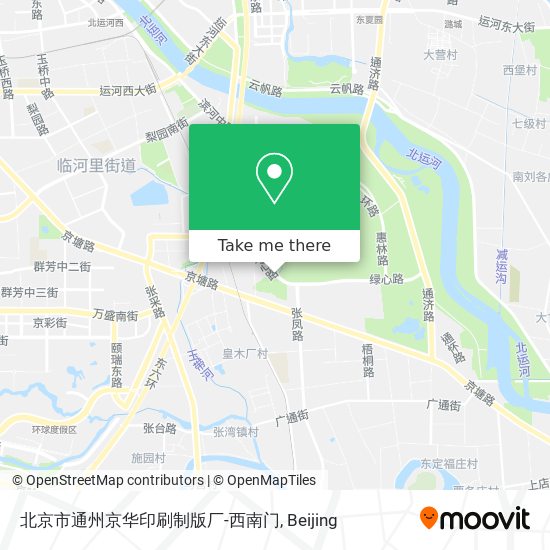 北京市通州京华印刷制版厂-西南门 map
