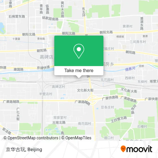 京华古玩 map