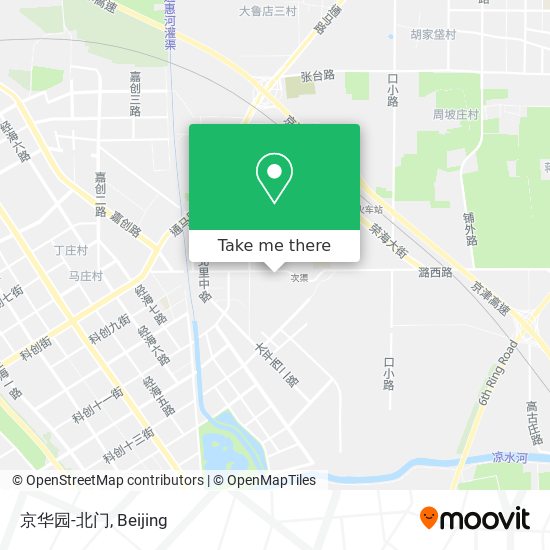 京华园-北门 map