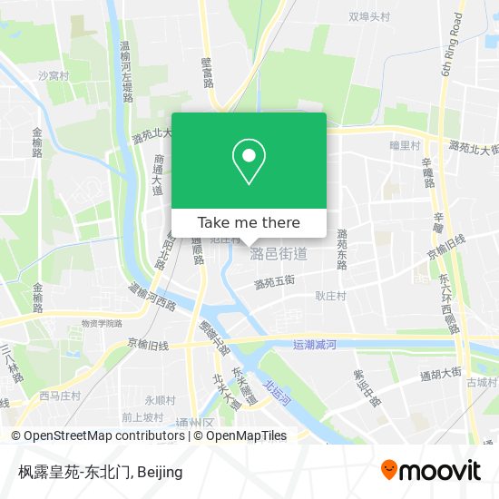 枫露皇苑-东北门 map