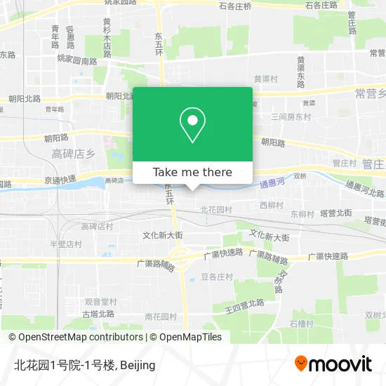 北花园1号院-1号楼 map