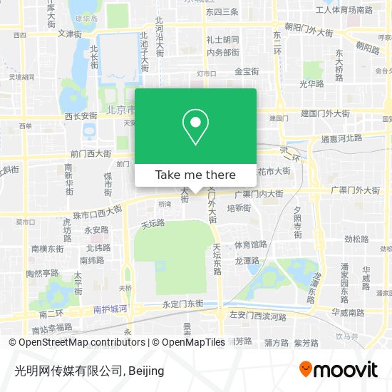 光明网传媒有限公司 map